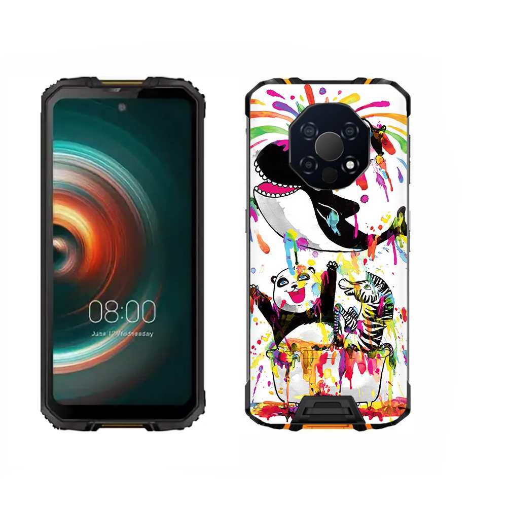 

Чехол MyPads Tocco для Oukitel WP13 Хиппи кит, Прозрачный, Tocco