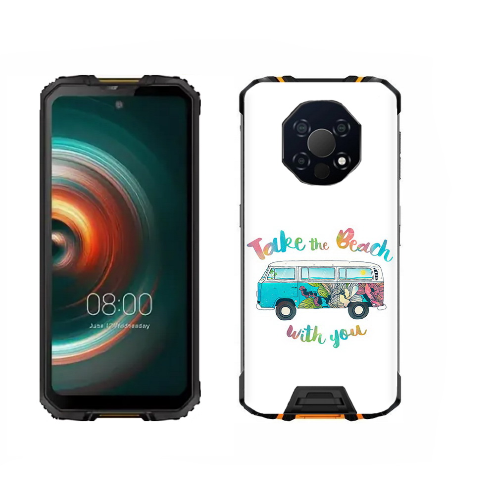 

Чехол MyPads Tocco для Oukitel WP13 Хиппи автобус, Прозрачный, Tocco