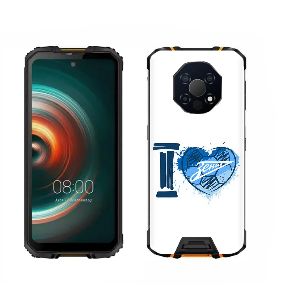 

Чехол MyPads Tocco для Oukitel WP13 ФК я люблю зенит, Прозрачный, Tocco