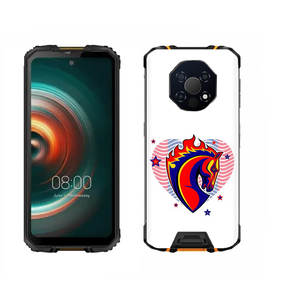 

Чехол MyPads Tocco для Oukitel WP13 ФК ЦСЛ Лошадь, Прозрачный, Tocco
