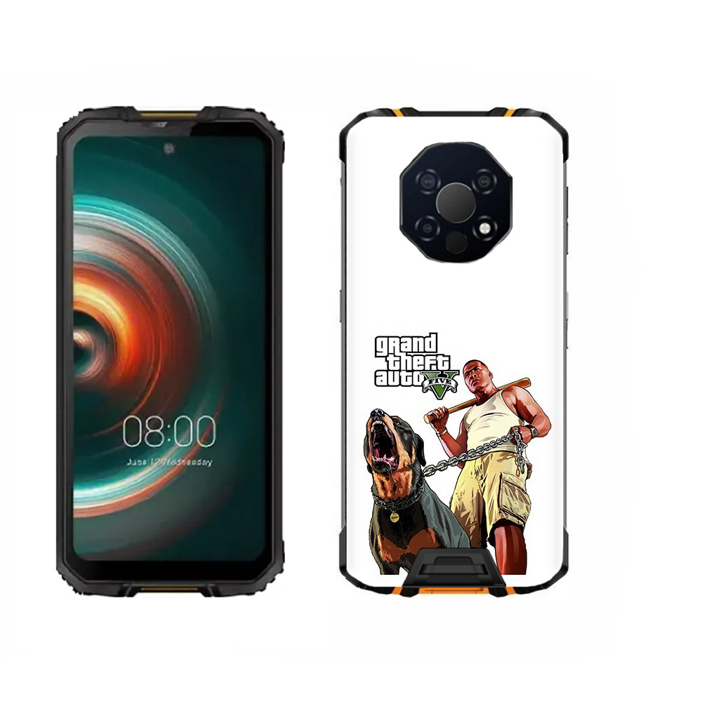 

Чехол MyPads Tocco для Oukitel WP13 GTA грозная собака, Прозрачный, Tocco