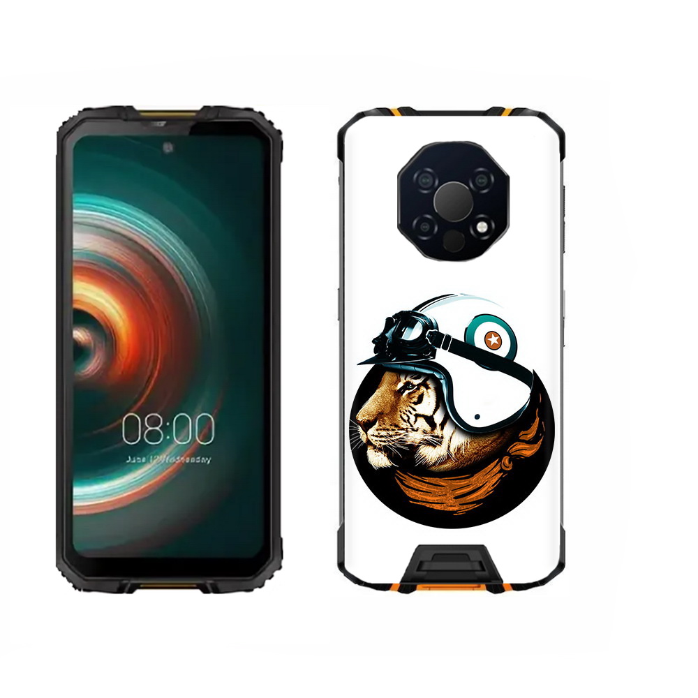 

Чехол MyPads Tocco для Oukitel WP13 Тигр в шлеме, Прозрачный, Tocco