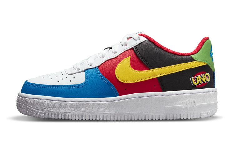 

Кеды унисекс Nike UNO x Nike Air Force 1 Low GS белые 39 EU, Белый, UNO x Nike Air Force 1 Low GS