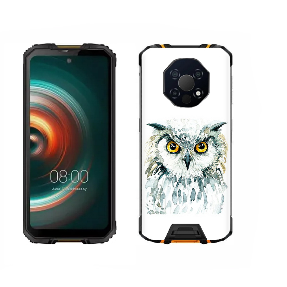 

Чехол MyPads Tocco для Oukitel WP13 Серьезная сова, Прозрачный, Tocco