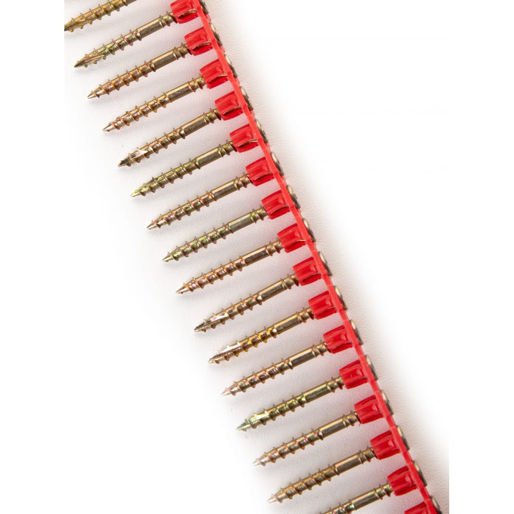 Саморезы в ленте для массивной доски F-STY (1000 шт; 4.2x41 мм) FIXPISTOLS 1-3-3-7319 саморезы для массивной доски fixpistols