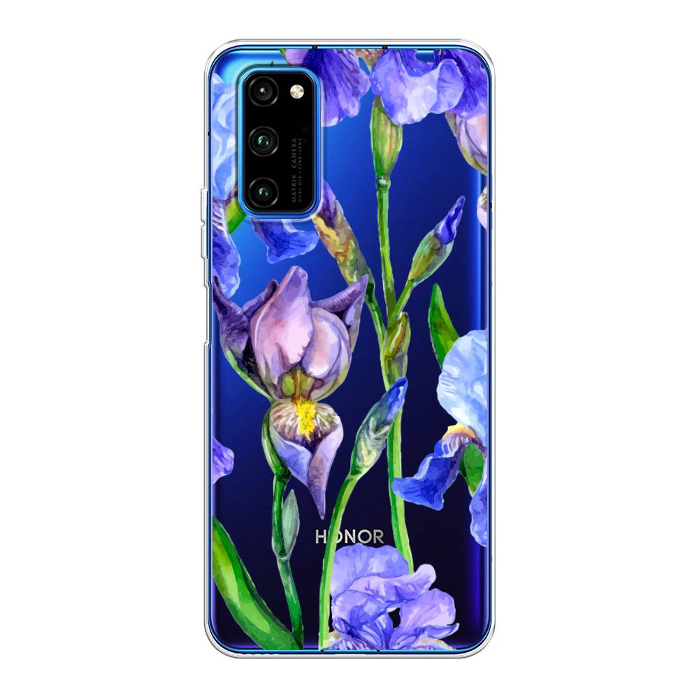 

Чехол Awog "Синие ирисы" для Honor View 30/View 30 Pro, 611350-8