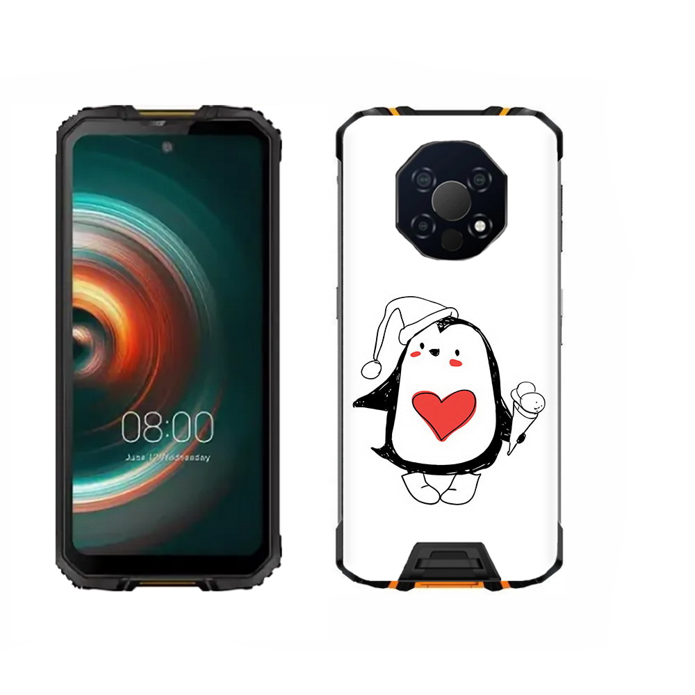

Чехол MyPads Tocco для Oukitel WP13 Пингвин с мороженым, Прозрачный, Tocco
