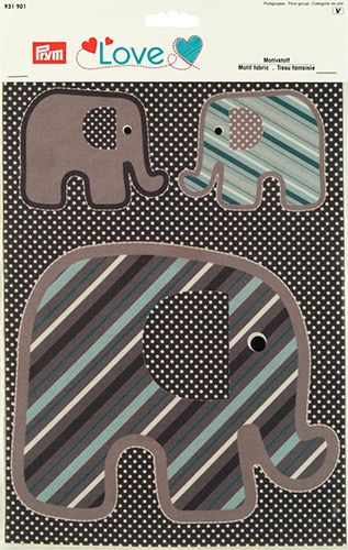 931901 Ткань с рисунком Слон Prym Love 2шт 449₽