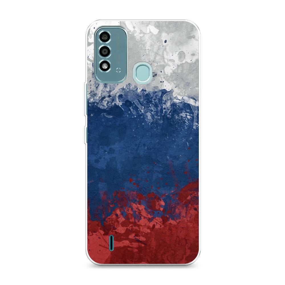 

Чехол Awog на Itel Vision 2S "Флаг России неровный", 3200650-5