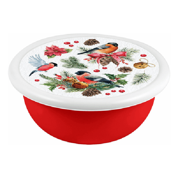 Миска Profit House с крышкой и декором 2,1 л