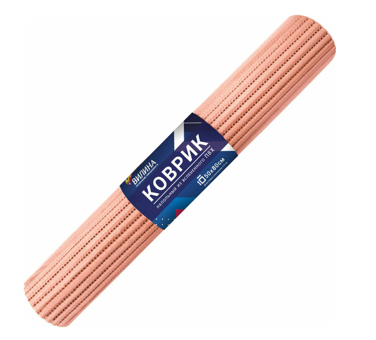 

Коврик для ванной Вилина 50x80 см персиковый