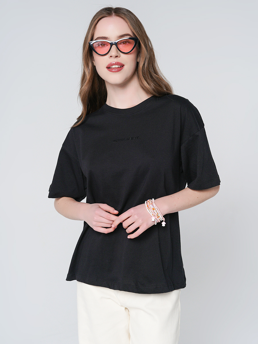 

Футболка женская ТВОЕ 86697 черная S, 86697