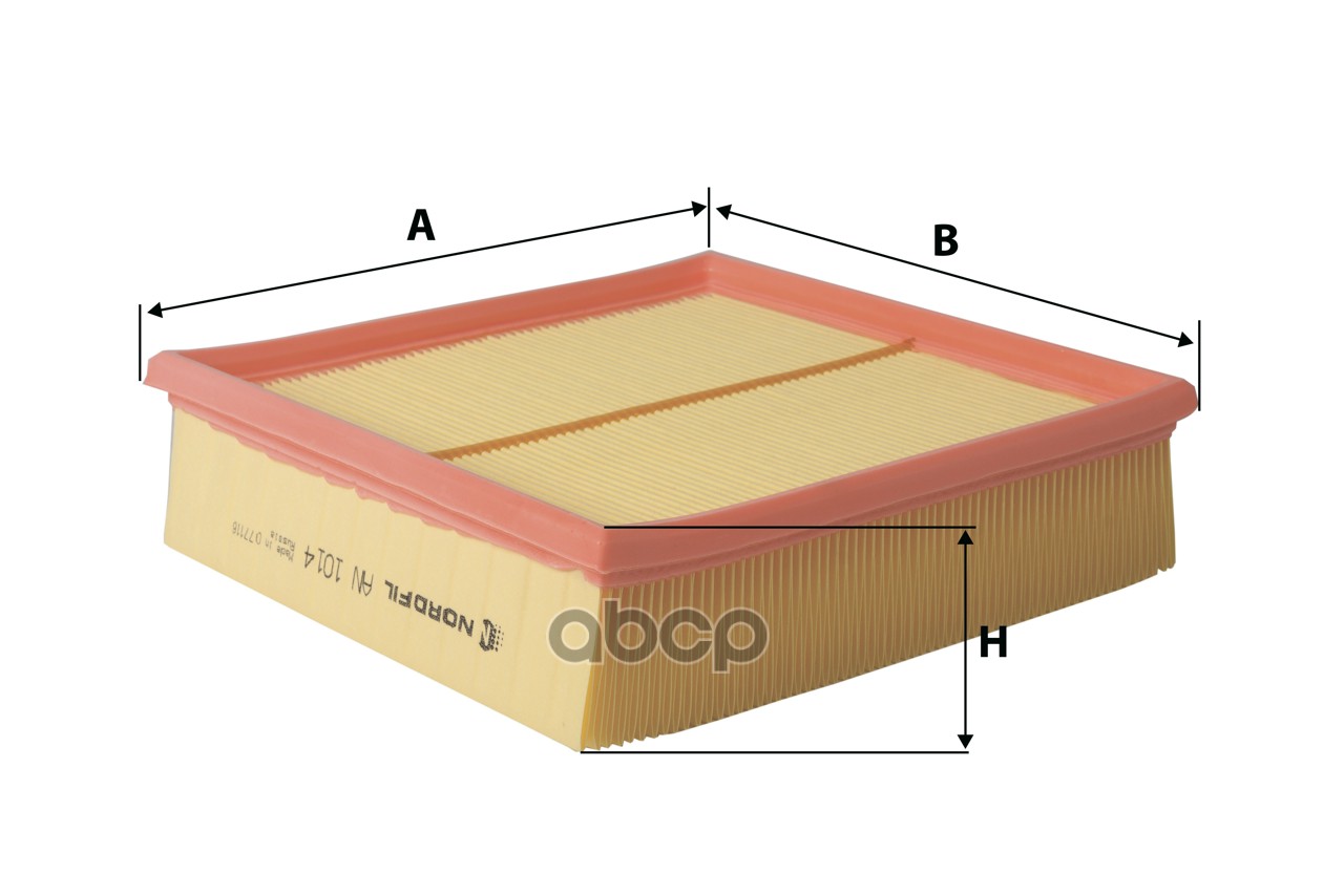 фото Воздушный фильтр nordfil an1014 nordfil арт. an1014