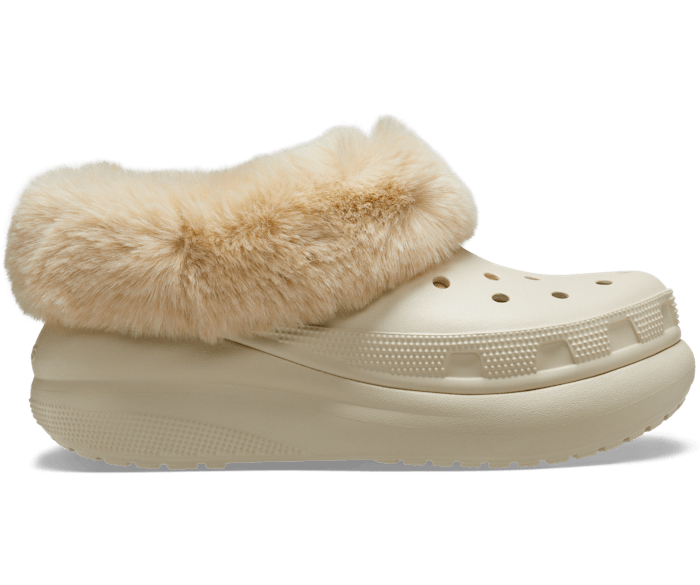 Утепленные галоши женские Crocs CRW_208446 бежевые 41-42 EU (доставка из-за рубежа)