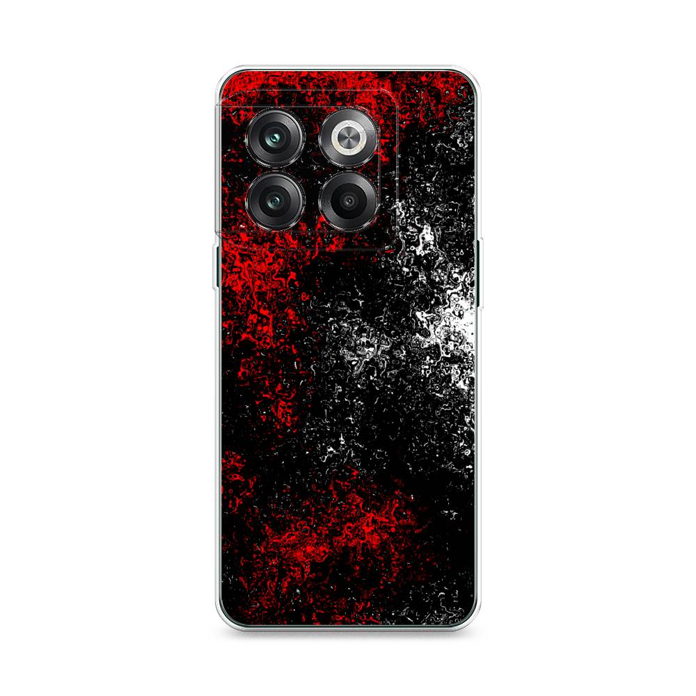 

Чехол на OnePlus 10T "Монотипия", Красный;черный;белый, 153150-3