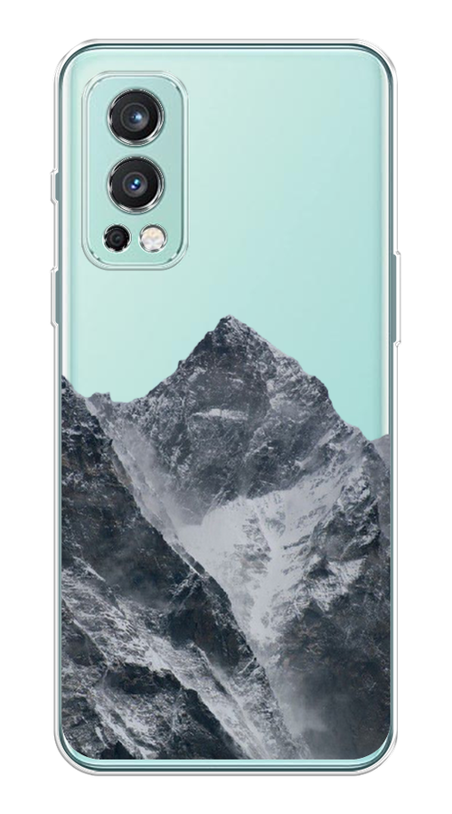 

Чехол на OnePlus Nord 2 5G "Горы арт 4", Серый;бежевый, 151750-2