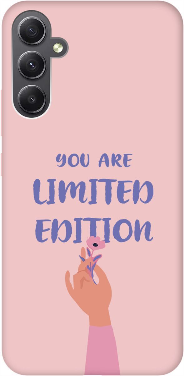 

Чехол на Samsung Galaxy A34 5G "Limited Edition" розовый, Розовый;фиолетовый, 158745