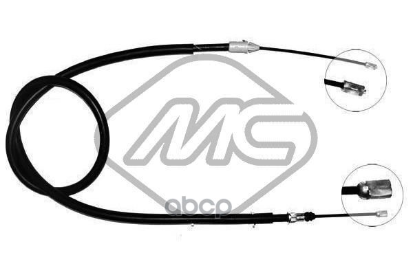 Трос Ручника Ren Megane Scenic (Disc Brake) Dx-Rh METALCAUCHO 80373