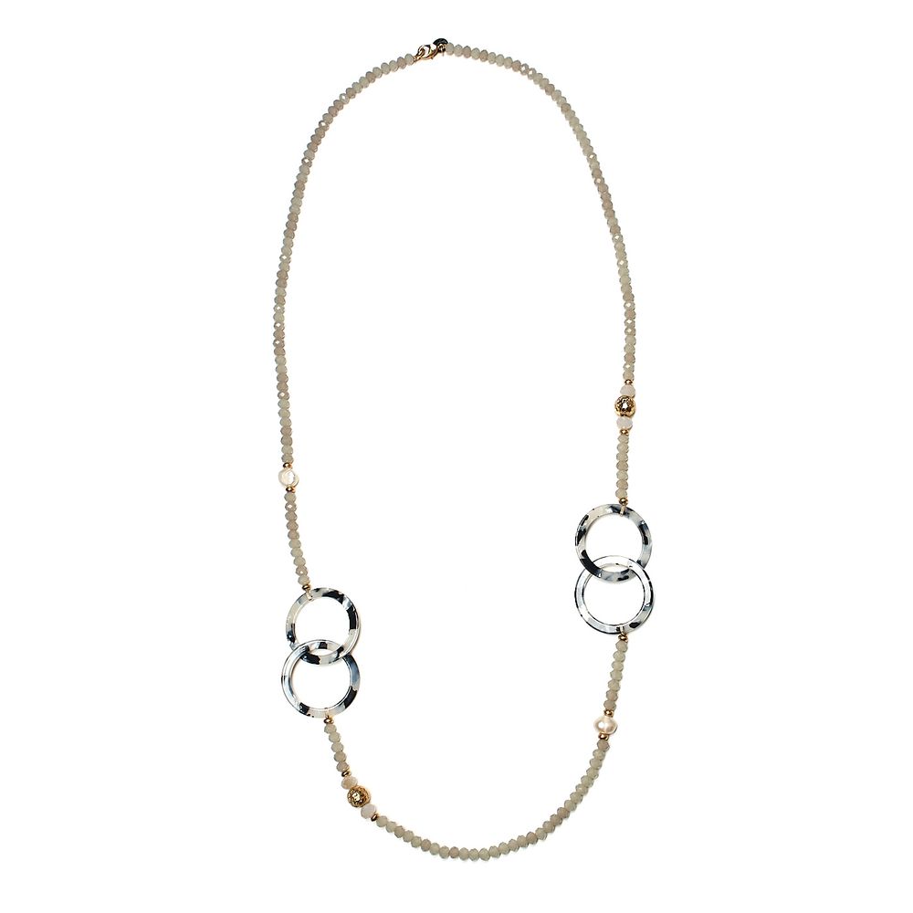 

Колье из бижутерного сплава с swarovski 49 см Moon Paris Mo-1902-111, Mo-1902-111
