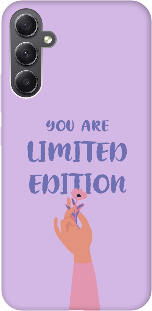 

Чехол на Samsung Galaxy A34 5G "Limited Edition" сиреневый, Фиолетовый, 158745
