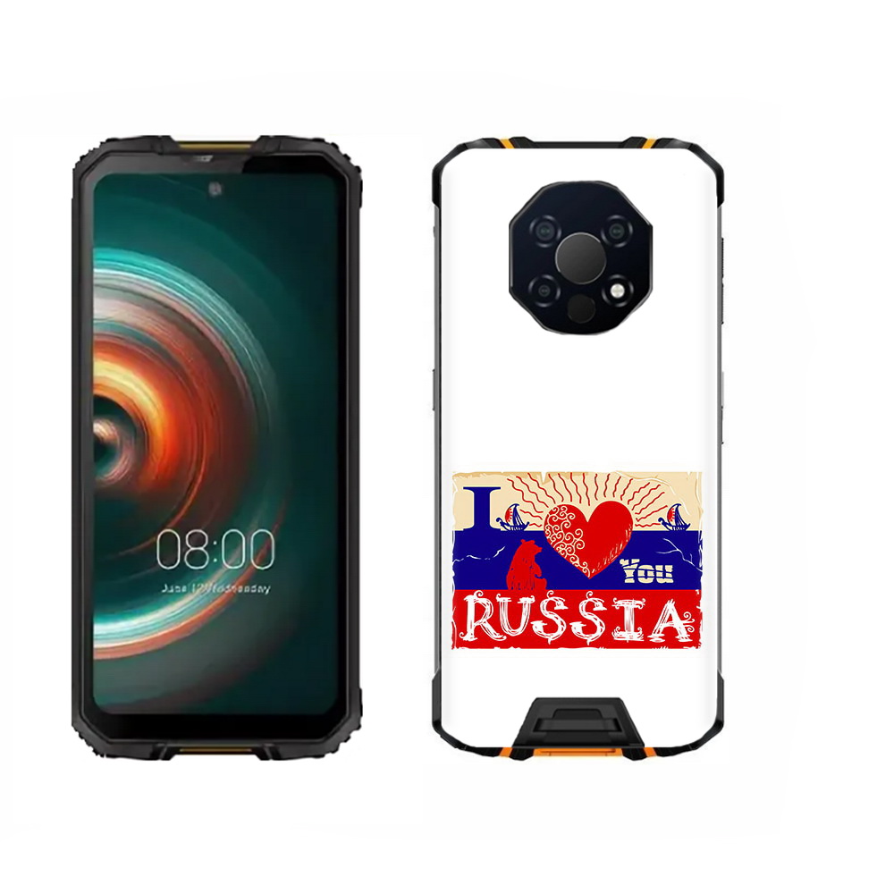 

Чехол MyPads Tocco для Oukitel WP13 Люблю Россию, Прозрачный, Tocco