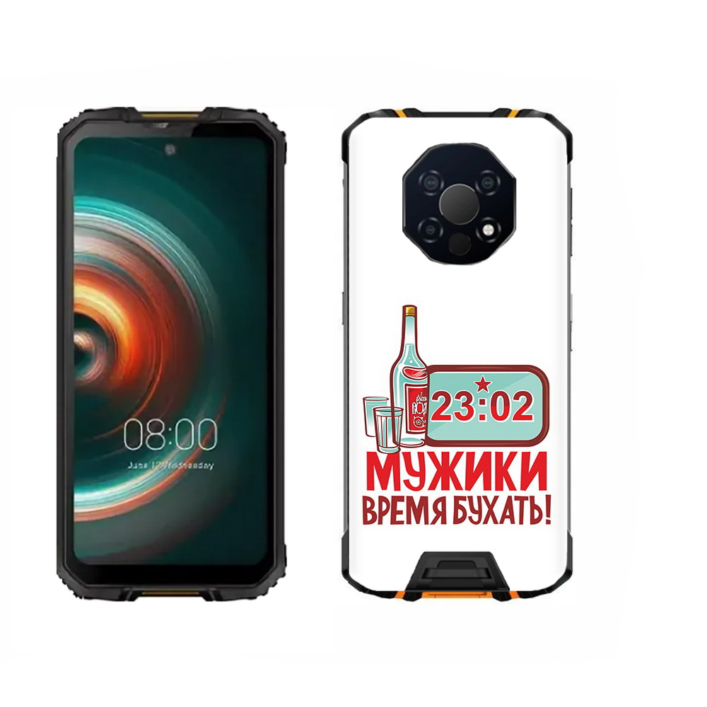 

Чехол MyPads Tocco для Oukitel WP13 23 февраля время пить!, Прозрачный, Tocco