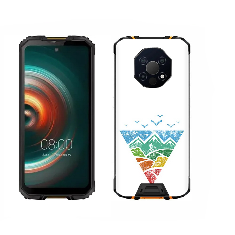 

Чехол MyPads Tocco для Oukitel WP13 Лес земля море чайки, Прозрачный, Tocco