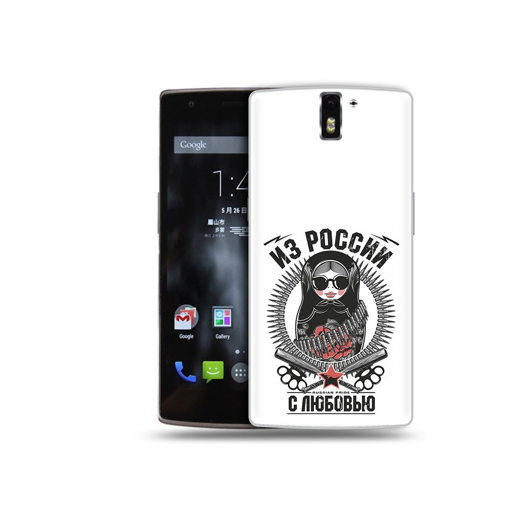 

Чехол MyPads Tocco для OnePlus One Из России с любовью, Прозрачный, Tocco