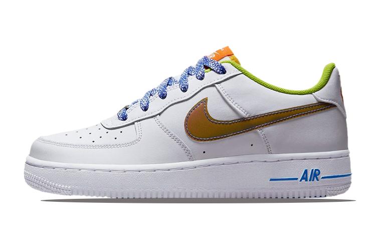 

Кеды унисекс Nike Air Force 1 Low GS белые 37.5 EU, Белый, Air Force 1 Low GS