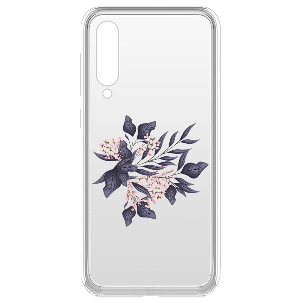 

Чехол-накладка Krutoff Clear Case Розовые бутоны для Xiaomi Mi 9