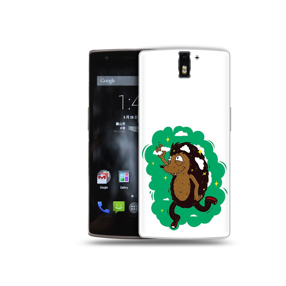 

Чехол MyPads Tocco для OnePlus One Ежик в облаках, Прозрачный, Tocco