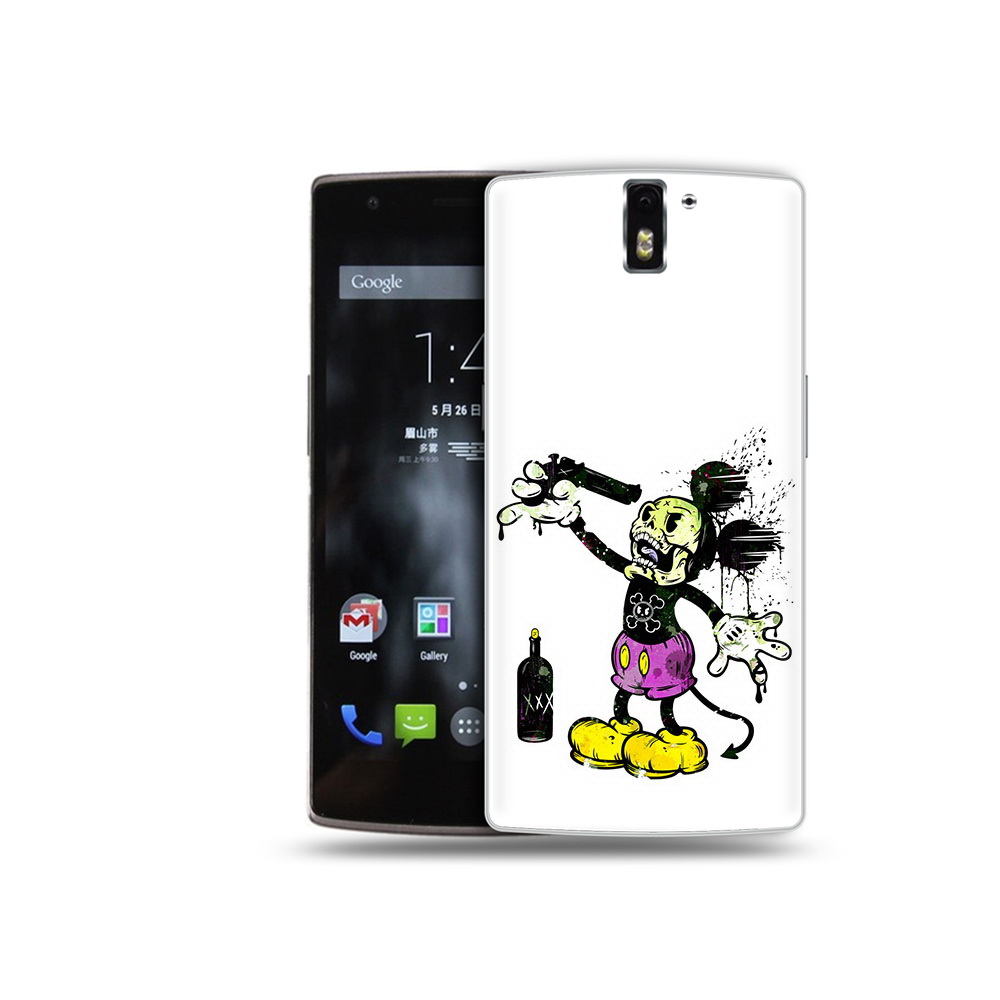 

Чехол MyPads Tocco для OnePlus One Драг Микки, Прозрачный, Tocco