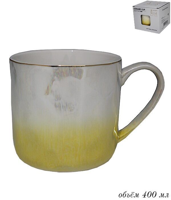 

Кружка Lenardi 400мл, фарфор