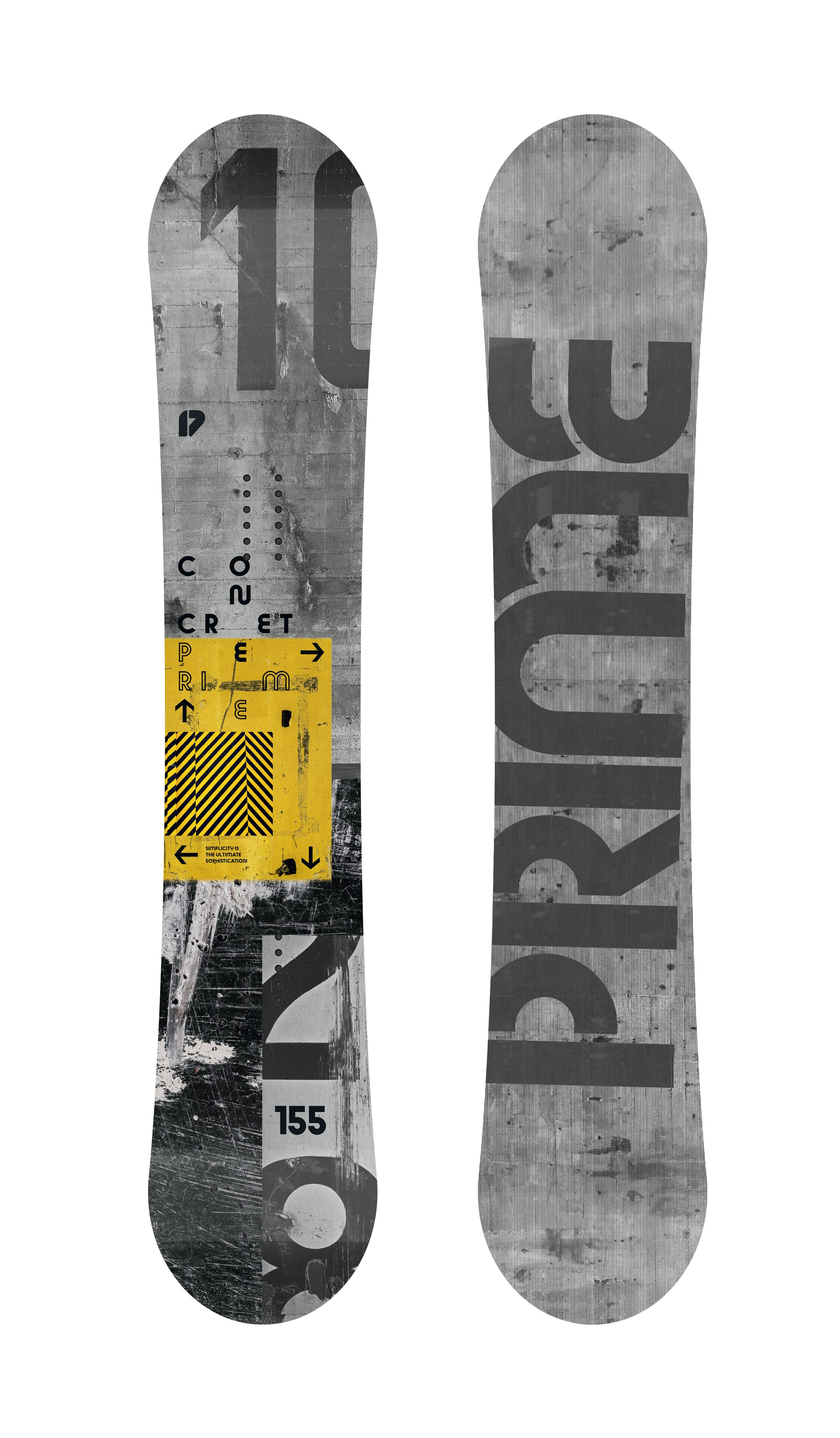 

Сноуборд PRIME - CONCRETE С9 24/25 160, Желтый;серый, CONCRETEС924/25