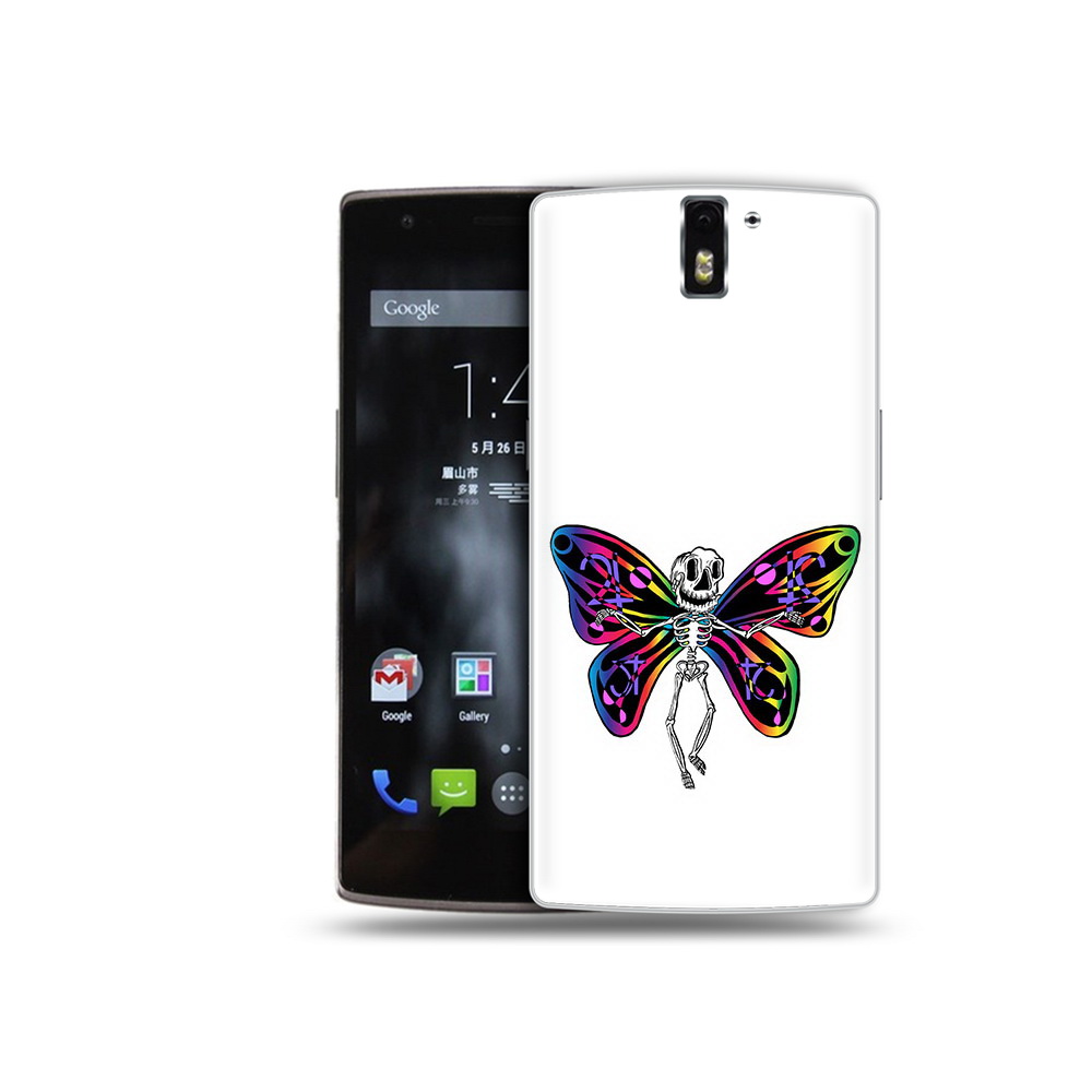 

Чехол MyPads Tocco для OnePlus One эффект бабочки, Прозрачный, Tocco
