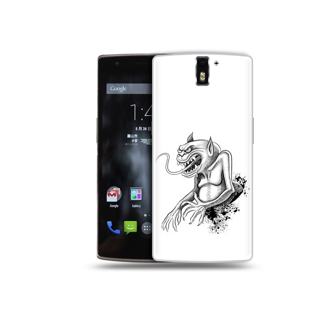 

Чехол MyPads Tocco для OnePlus One чорт, Прозрачный, Tocco