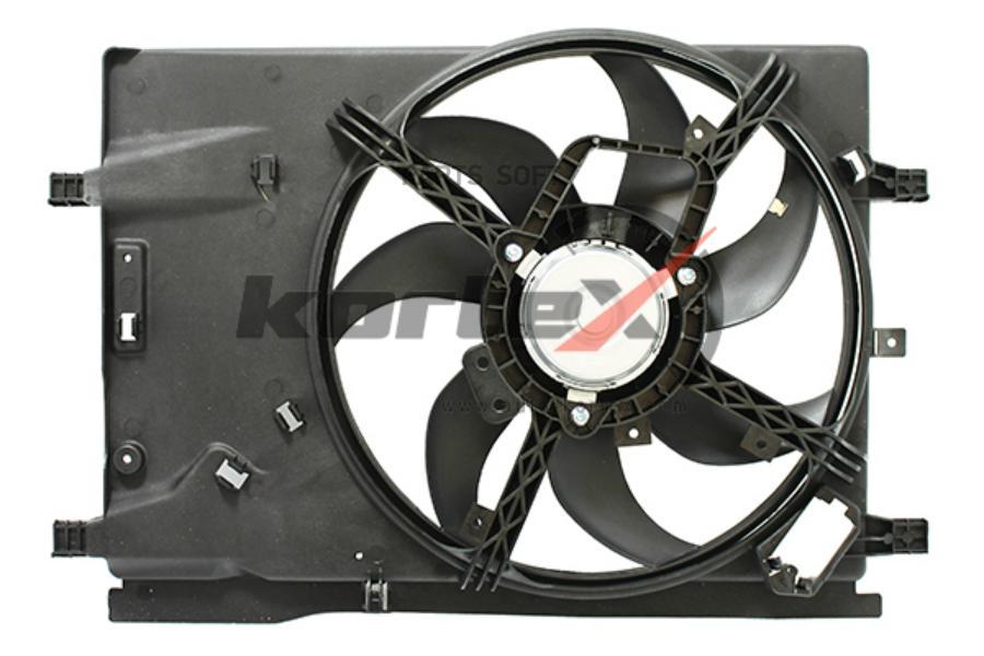 

KORTEX KFD064 Вентилятор радиатора Opel Corsa D (06-) (LFK 2112) с кожухом 1шт