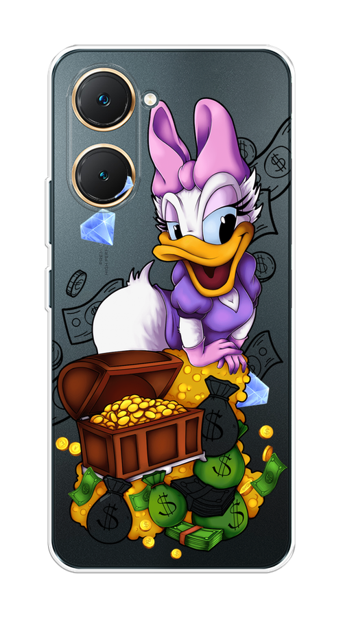 

Чехол на Vivo Y03 "Rich Daisy Duck", Коричневый;белый;фиолетовый, 2610450-1