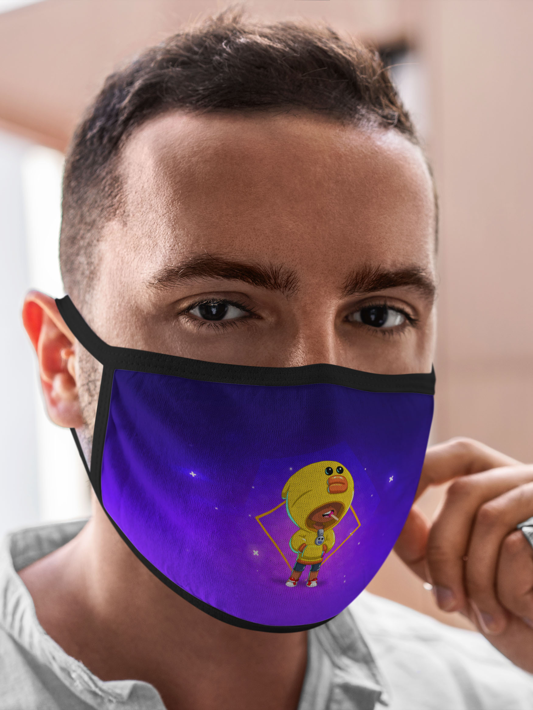 

Многоразовая маска унисекс Burnettie Brawl Stars Leon Sally, Разноцветный, Brawl Stars Leon Sally