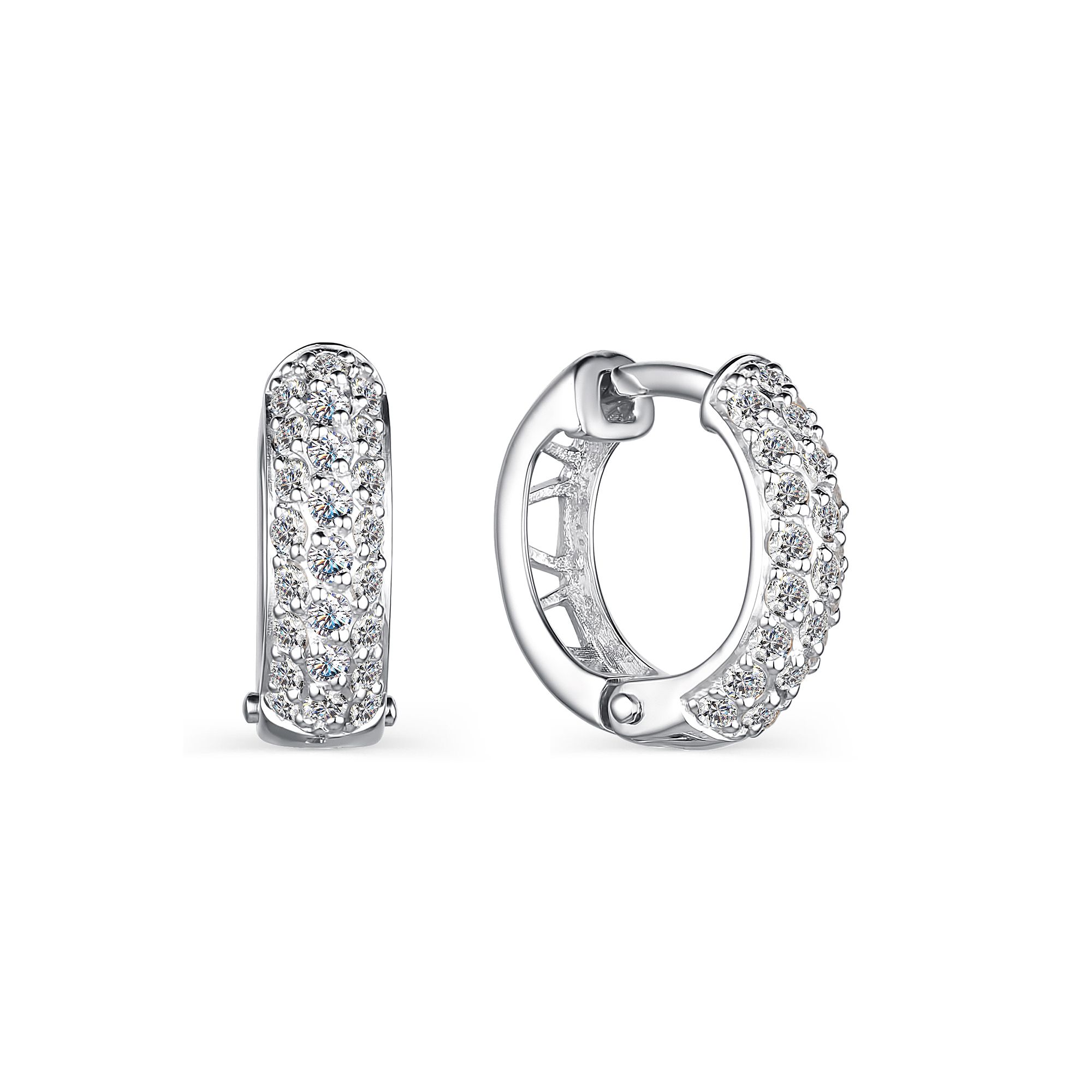 

Серьги из белого золота с бриллиантом АЛЬКОР 2263-200, 2263-200
