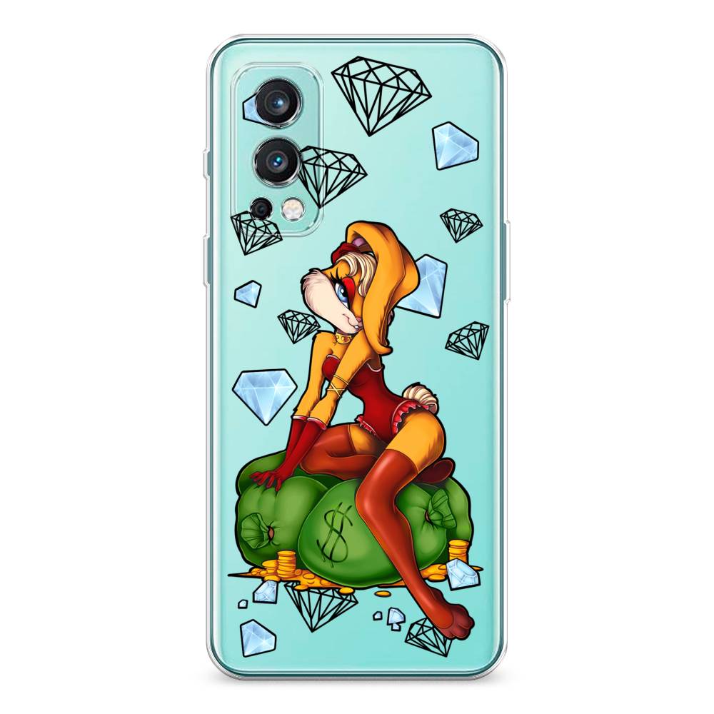 

Чехол на OnePlus Nord 2 5G "Лола Банни с бриллиантами", Красный;оранжевый;зеленый, 151750-6