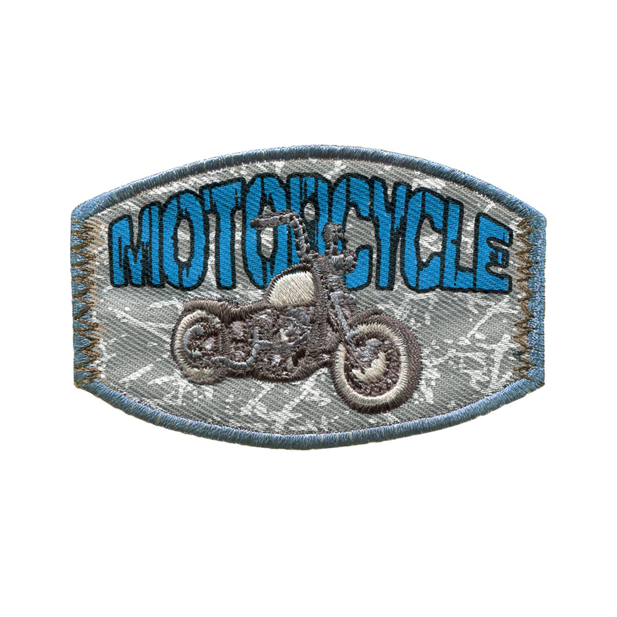 

922016 Термоаппликация ярлык MOTORCYCLE, серый/синий/белый цв. 1шт. Prym