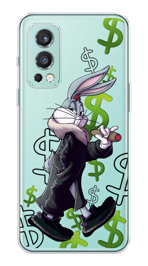 

Чехол на OnePlus Nord 2 5G "Rich Bugs Bunny", Зеленый;черный;голубой, 151750-6