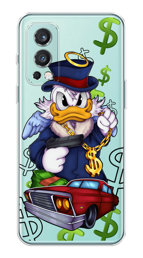 

Чехол на OnePlus Nord 2 5G "Scrooge McDuck with a Gold Chain", Красный;синий;белый, 151750-6