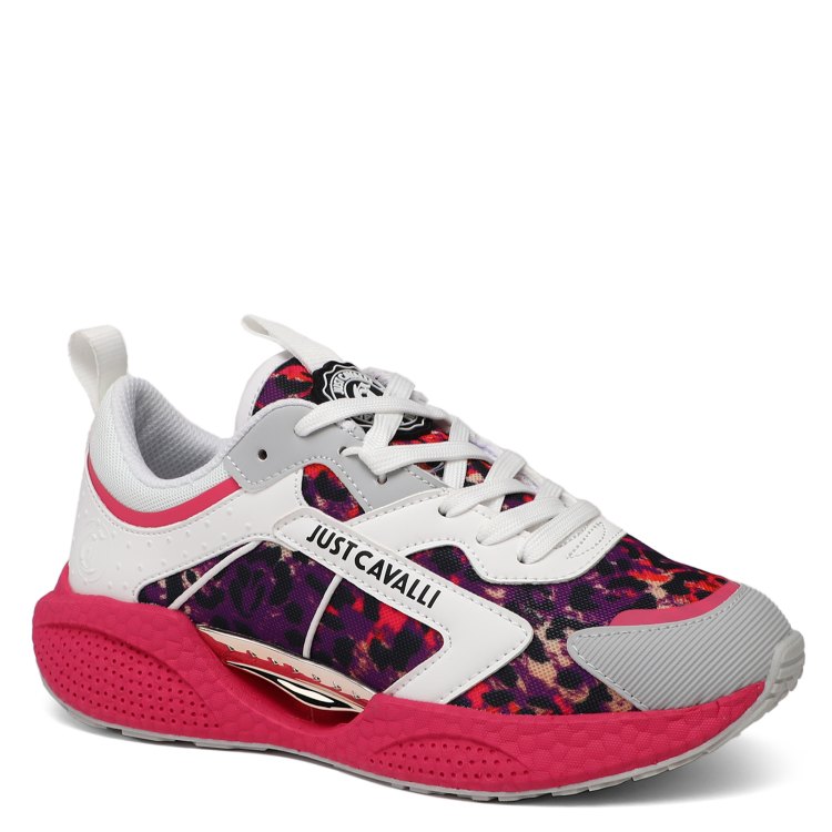 

Кроссовки женские Just Cavalli 76RA3SH8 белые 40 EU, Белый, 76RA3SH8