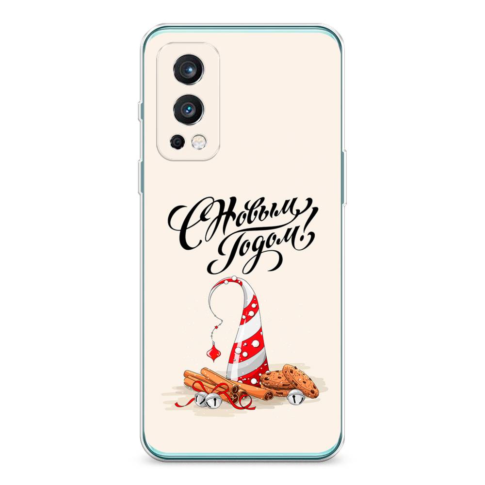 

Чехол на OnePlus Nord 2 5G "Подарки на Новый Год", Бежевый;красный;черный, 151750-5
