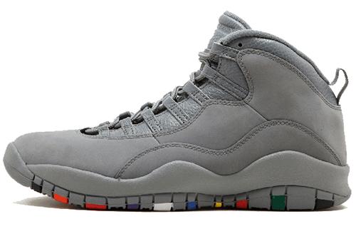 

Кроссовки унисекс Jordan Air Jordan 10 Retro Cool Grey серые 44 EU, Серый, Air Jordan 10 Retro Cool Grey