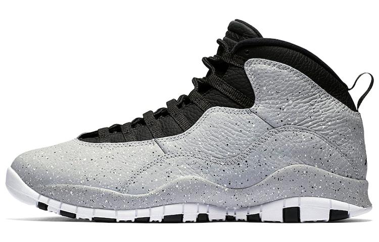 

Кроссовки унисекс Jordan Air Jordan 10 Cement серые 40 EU, Серый, Air Jordan 10 Cement
