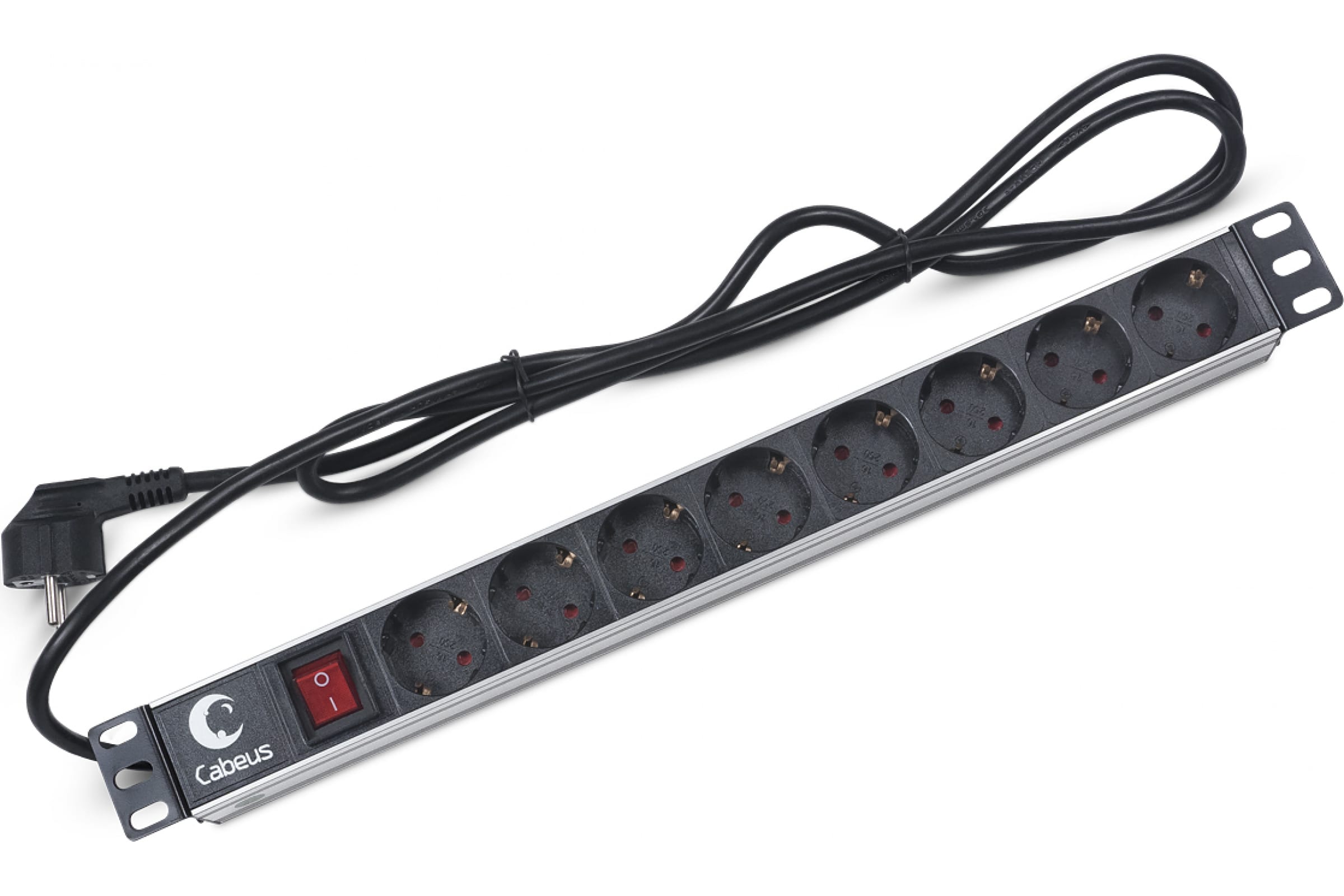 Блок розеток для 19' шкафов PDU-16-10S-10C13-B