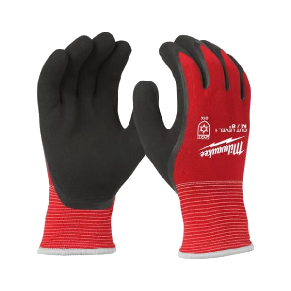 фото Milwaukee перчатки с защитой от порезов, уровень 1, зимние, размер xxl/11 12 пар 493247160